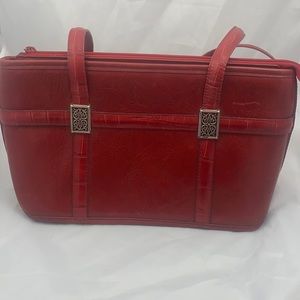 Vintage Brighton Red Leather Handbag